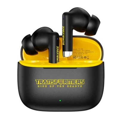 Auriculares Transformers TF-T39 em Preto/Amarillo