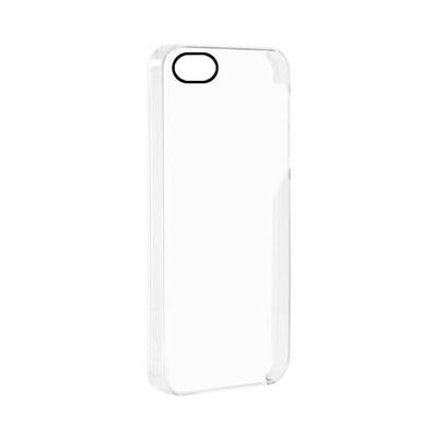 Carcaça Transparente Plastic Case para iPhone 5/5S Vermelho