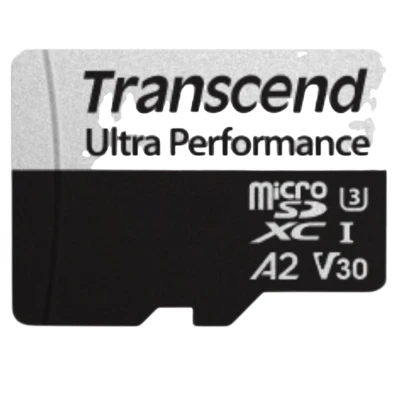 Transcend TS128GUSD340S Cartão de Memória 128 GB Classe 10 UHS-I U3 V30 A2 - Preto / Gris