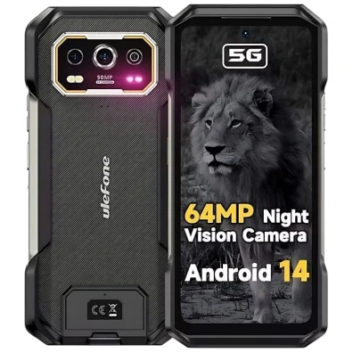 Smartphone Ulefone Armor 27 Pro Rugged 5G em Preto, 12GB/256GB