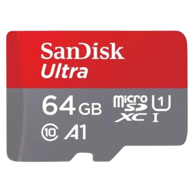 SanDisk Ultra HC I 64 GB A1 Classe 10 Gris / Vermelho