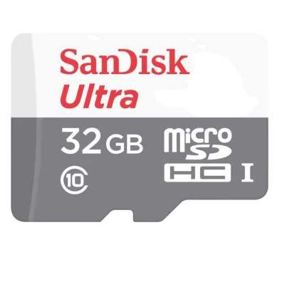 SanDisk Ultra UHS-I 32 GB Classe 10 Gris / Branco