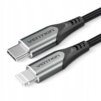 Cabo VENTION USB-C a Lightning 1m Gris