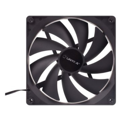 VENTILADOR INTERNO UNYKA 140mm NEGRO com 9 ASPAS