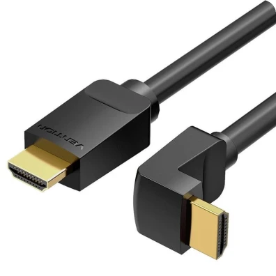 Cabo HDMI 2.0 Vention AARBI 90° 3m Negro