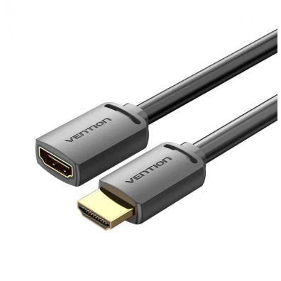 Cabo alongar Vention AHCBF HDMI 2.0 Macho Hembra 1m Negro