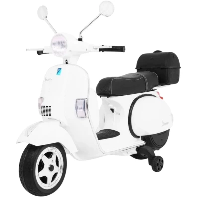 Vespa PX150 12V Branco - Moto elétrica crianças