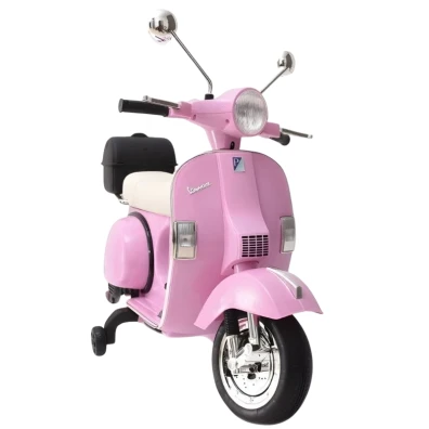 Moto elétrica para crianças Vespa PX150 12V Rosa
