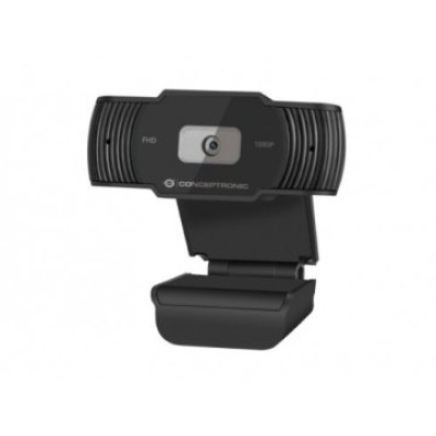 WEBCAM CONCEPTRONIC FHD AMDIS04 1080P USB FOCO FIJO 3.6MM 30 FPS ANGULO VISION 65o MICROFONO INTEGRA