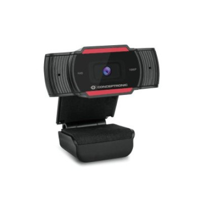 WEBCAM FHD 1080P CONCEPTRONIC AMDIS04 USB FOCO FIJO 3.6MM 30 FPS ÁNGULO VISION 65o MICRÓFONO INTEGRADO