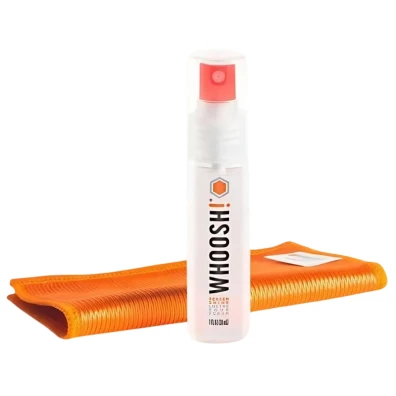 Whoosh! Go 30 ml + Paño de Microfibra - Set de limpeza para Gafas de Realidade Virtual