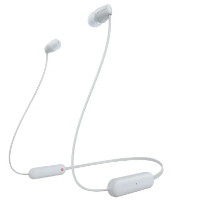 Sony WI-C100 Branco Sports - Auriculares de alta qualidade para estilo de vida ativo