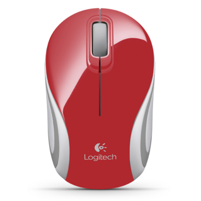 Logitech Wireless Mini M187 Vermelho