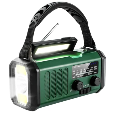 Rádio de Emergência E30 10000 mAh Verde