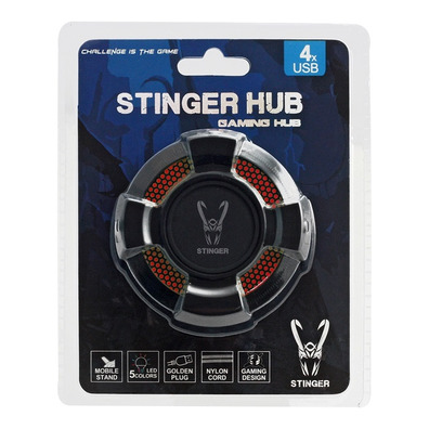 Woxter Stinger USB Hub Red