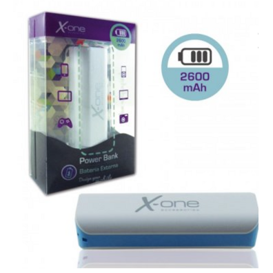 X-One PowerBank 2600m Ah Azul