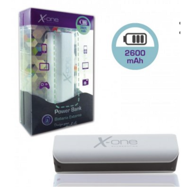 X-One PowerBank 2600m Ah Negro.