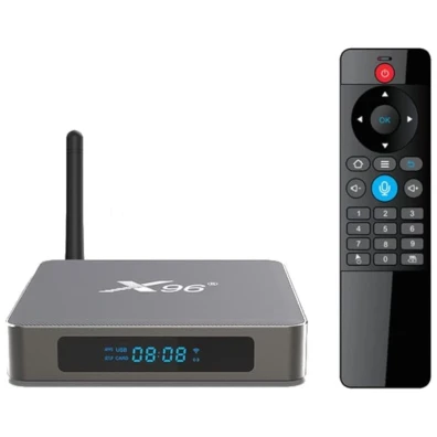 X96 X6 RK3566 Android TV 11 - 8GB/128GB WiFi Dual Bluetooth Controle de Voz