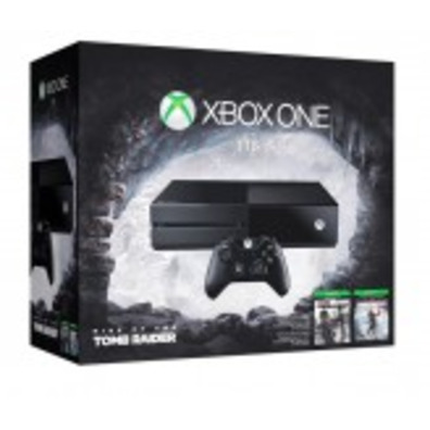 Xbox One 1 TB + Rise of the Tomb Raider + Tomb Raider: Edição Definitiva