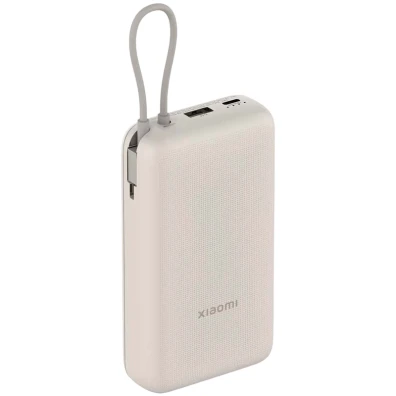 Xiaomi Power Bank 33W 20000mAh com Cabo Integrado Marrón