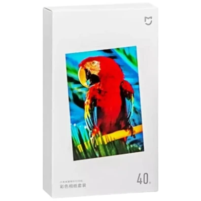 Xiaomi Papel Fotográfico Instantâneo - 40 Folhas, Xiaomi 1S Set
