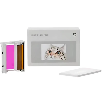Colatinas de papel fotográfico de sublimação Xiaomi Photo Printer Pro (50 folhas)
