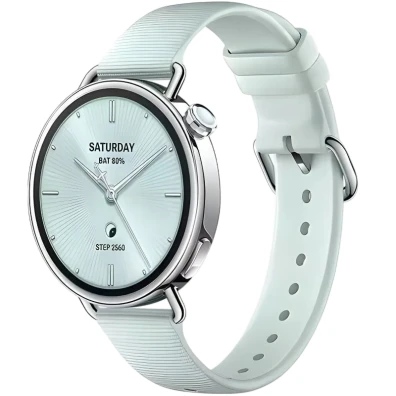 Xiaomi Watch S4 41mm Verde Menta com Correa de Caucho Fluorado