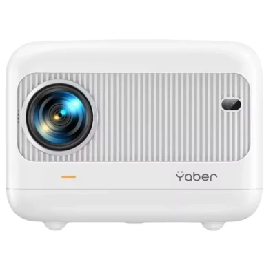 Mini Projetor Portátil Yaber L1 LCD HD Branco com Wifi, Bluetooth e Abordagem Elétrica