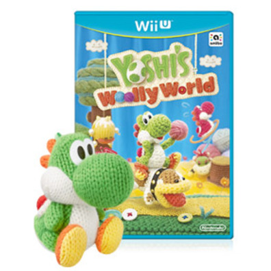 Yoshi Woolly World + Amiibo Yoshi de Lã Verde