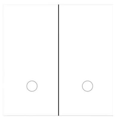 Zemismart K6 Zigbee Duplo Branco - Interruptor inteligente