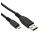 USB 2.0 NANOCÁVEL, TIPO A / M-MICRO USB B / M, 0,8 M