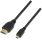 Cabo Micro HDMI (D) M a HDMI (A) M Aisens 1,8M Negro