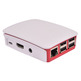 RASPBERRY Caixa para Framboesa Oficial Pi 3, Vermelho, Branco
