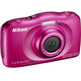NIKON COOLPIX S33 Rosa KIT Câmara aquática