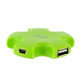 Hub USB 2.0 4 portos Verde