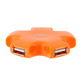 Star Hub 4 Puertos USB Laranja