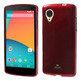 Carcaça TPU para LG Google Nexus 5 Vermelho