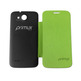 Funda tipo livro para Primux Alpha 3X Preto / verde