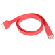 Carregador Flat Cabo para iPhone 5 (Rojo)