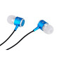 Auriculares Professional Stereo Earbud Earphones (Azul)