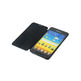 Funda de couro ultrafina para Samsung Galaxy Note i9220 Negra