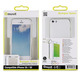 Bumper Silver Alumínio + Nanofilm traseiro iPhone SE / 5S / 5 caso muvit