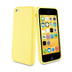 Funda minigel Muvit iPhone 5C Amarelo