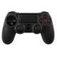 Funda de silicone para Dualshock 4 Preto