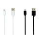 Cabo de recarga USB-MicroUSB Universal Preto