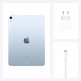 Apple iPad Air 4 10.9 "2020 256GB Wifi Sky Blue 8a geração MYF2TY / A