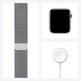 Apple Watch Series 6 GPS + Cela 44mm Acero Inoxidável Milanese Loop Plata