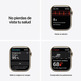 Apple Watch Series 7 GPS/Cellular 45 mm Caja de Acero Oro / Correa Milanesa en Oro