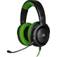 Fones de ouvido HS35 Estéreo Preto Verde Corsair