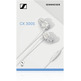 Fones de ouvido in-Ear Sennheiser CX 300s Branco